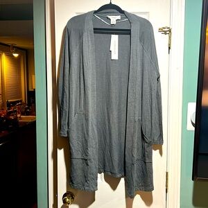 NWT Workshop Republic Clothing Woman 0X open cardigan